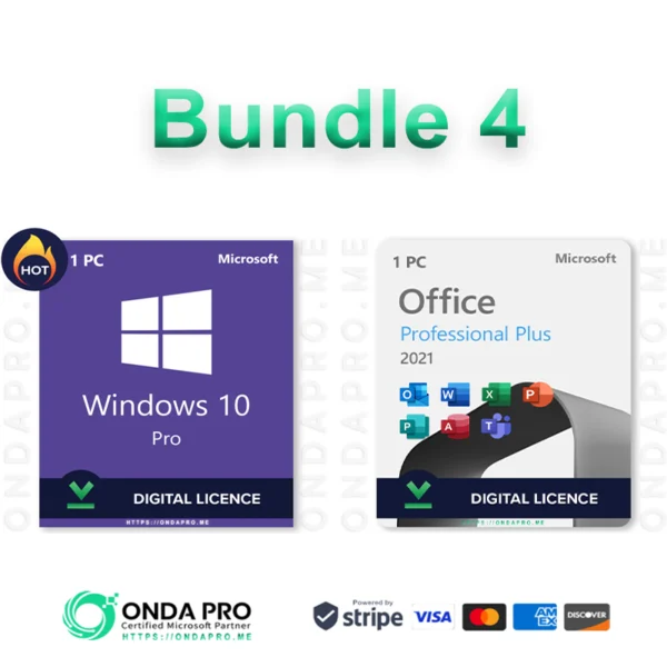 ‎Windows 10 Pro + Microsoft Office 2021 Pro Plus